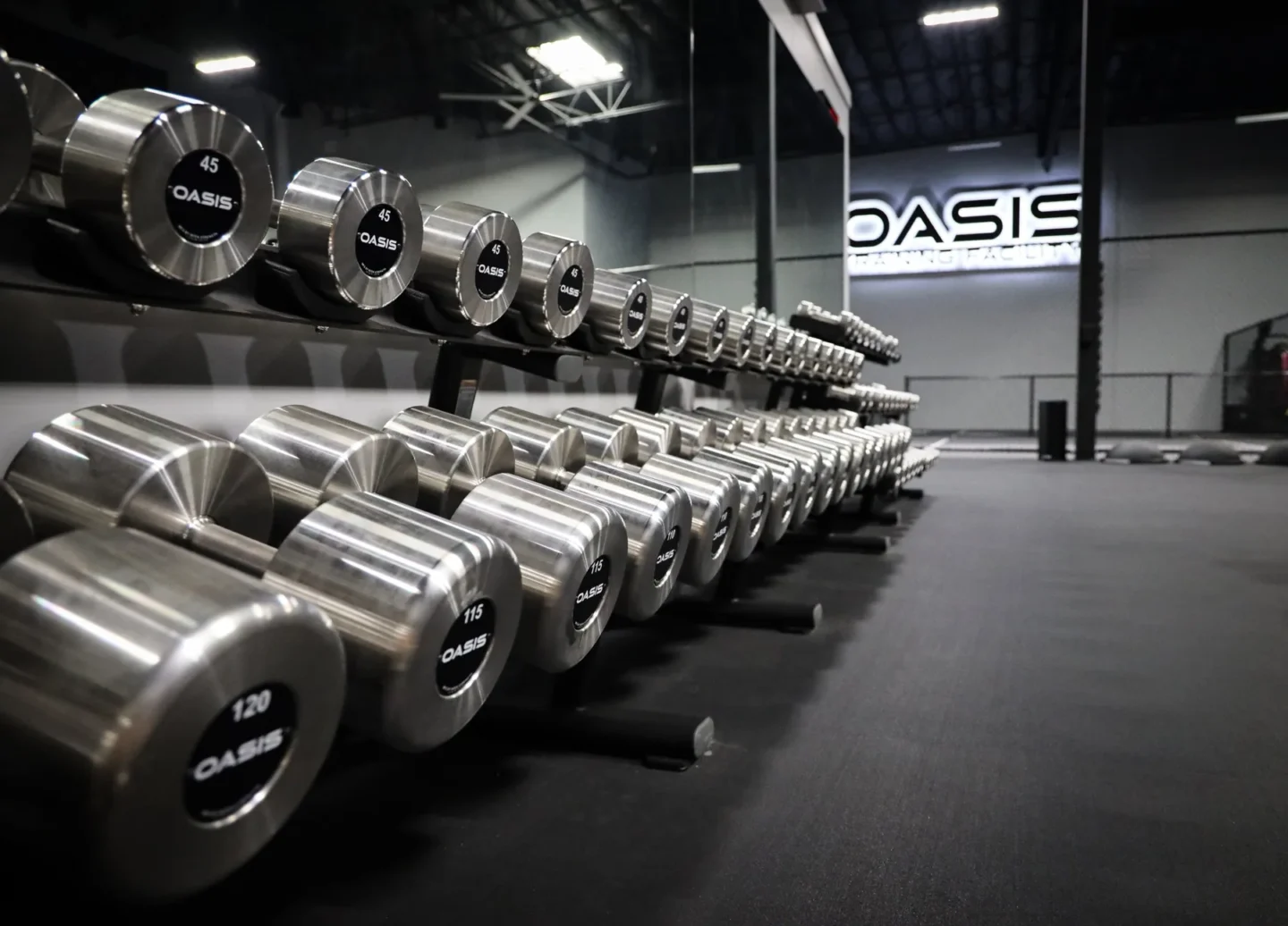 The Oasis strength training floor